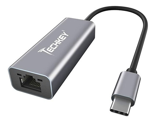 Adaptador Usb C A Ethernet, Techkey Usb Thunderbolt 3 /  C .