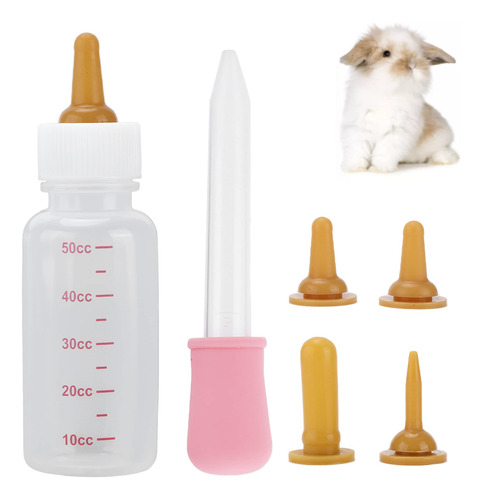 Botella De Beb Pequea Para Mascotas, Lnea De Escala Transpar
