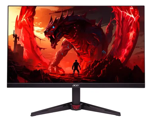 Monitor Gamer 23.8" Acer Nitro VG0 com Tela Full HD 200Hz IPS Resposta de 1ms GtoG AMD FreeSync Premium HDR10 Cores 99% sRGB Design ZeroFrame 2 Entradas HDMI e DisplayPort VG240Y X1biip