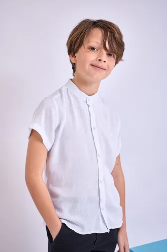 Camisa de lino niño hotsell