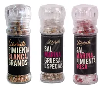 Comprar Sal Gruesa Con Especias Pimienta Blanca Sal Pimienta Rosa