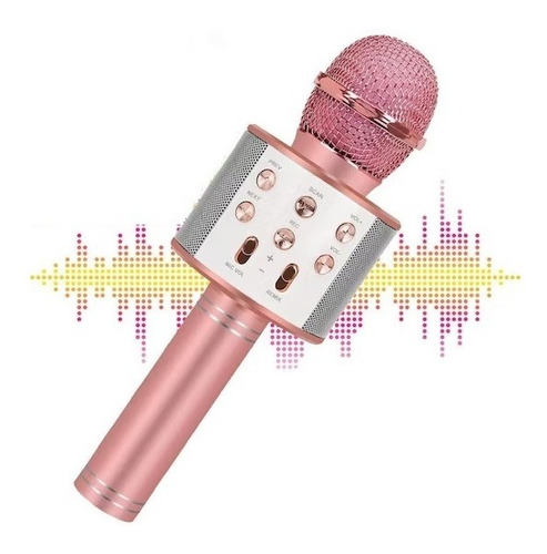 Micrófono Parlante Inalámbrico Karaoke Ws-858l