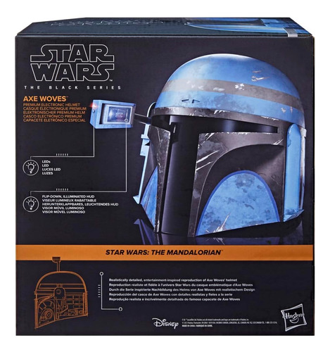 Casco Electrónico Axe Woves Star Wars The Black Series Luz (Usado)
