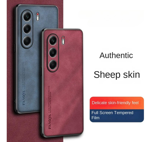 Funda Para Tecno Camon 40 Pro Piel De Oveja+mica