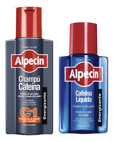 Kit Champú + Loción Caída Cabello Calvicie Alpecin Cvl