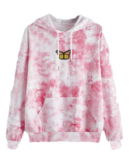 O Chica Adolescente Vislindu Mujer Tie Dye Sudadera Capucha