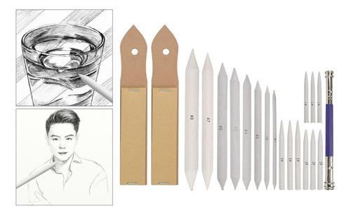 Mezclador De Papel Para Bocetos Artísticos Cc Smudge, Paquet