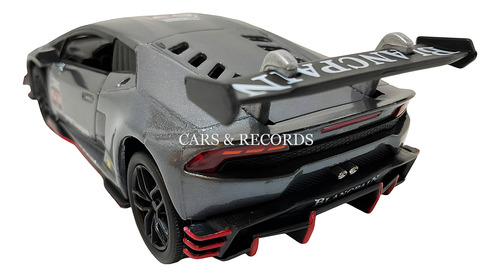 Lamborghini Huracan Lp620-2 Nuevo Sin Caja - G Kinsmart 1/36 Gris Oscuro