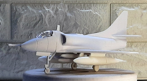A4-q Skyhawk Impreso 3d