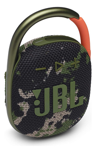 Jbl Clip 4: Altavoz Con Gancho Portatil Bluetooth Camuflaje