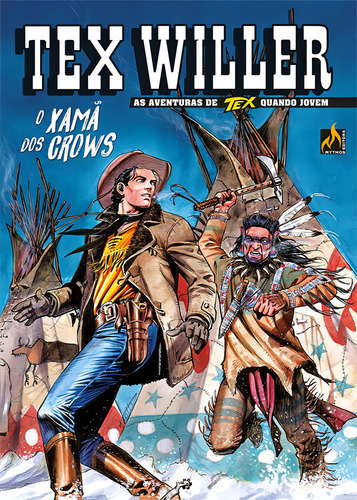 Tex Willer Nº 31: O xamã dos Crows, de (Roteiro) Boselli, Mauro/ (Ilustrador) Del vecchio, Pasquale/ Italiano Schneider, Júlio/ (Editor) Vitor Lopes, Dorival. Tex Willer (31), vol. 31. Editorial Edições Mythos Eireli,Sergio Bonelli Editore, capa mole em português, 2021