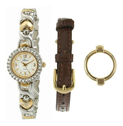 Reloj De Ra - Women's Two-tone Bracelet Watch With Crystal B