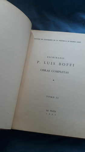 Escribano Luis Boffi Obras Completas Tomo 2