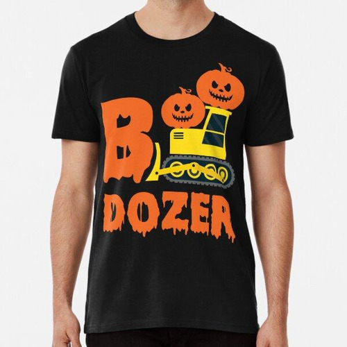 Remera Bulldozer Puns Boo-dozer Fun Boo Disfraz De Halloween
