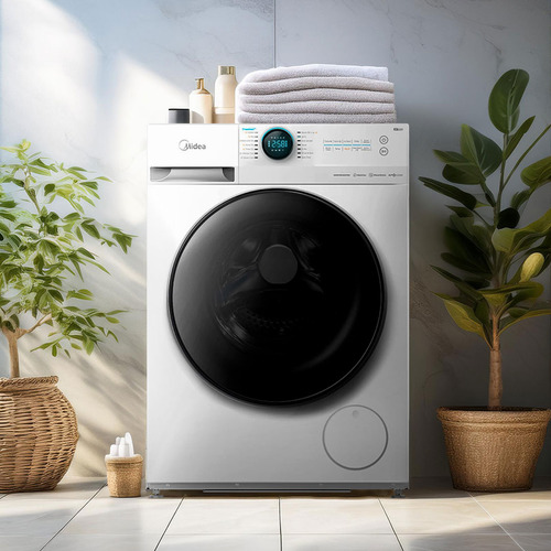 Lavaseca Midea C/f 10kg Mf200d101wb/w-uy Color Blanco