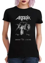 Comprar Polera Mujer Anthrax Among The Living Gr N Metal Abominatron