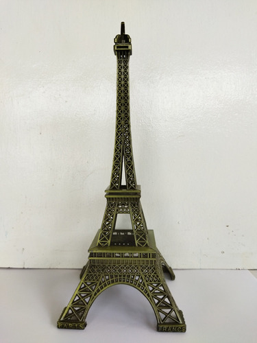 Torre Eiffel 25 Cm Metal Aleación Ligero