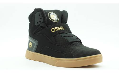 Tenis Osiris Rize Ultra Balck Gold Gum