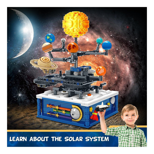 Juguete De Construcción De Sistemas Solar Rotativos De De De