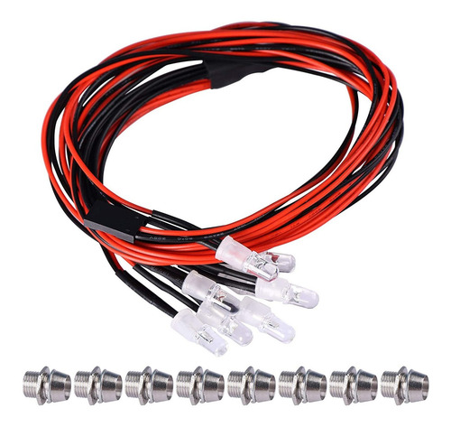 Rc Escala Acekeeps Led Light Kit, El Coche De Rc Los Faros Y