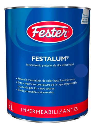 Recubrimiento De Alta Reflectividad Fester Festalum 4l