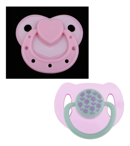 Accesorios De Muñeca De Chupete En Miniatura De 2 Piezas