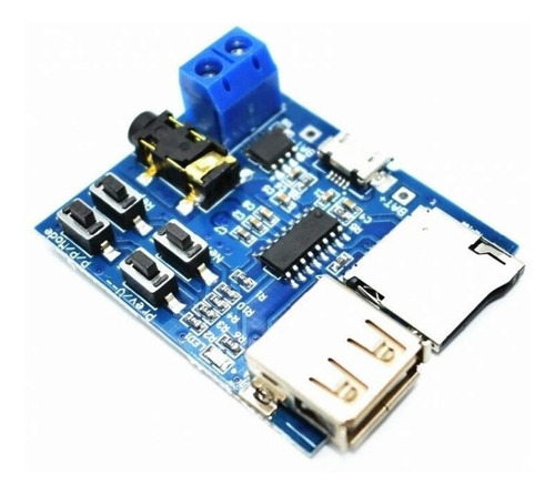 Modulo Tf Card - Reproductor Mp3 Con Lector Micro Sd Y Usb