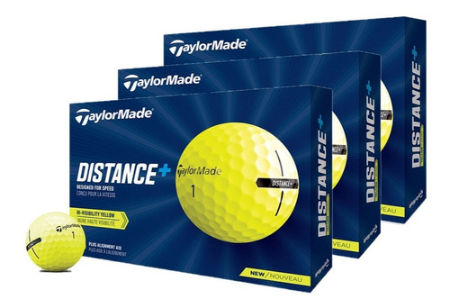 Pelota De Golf Taylormade Distance+ Promo 3x2 Docenas