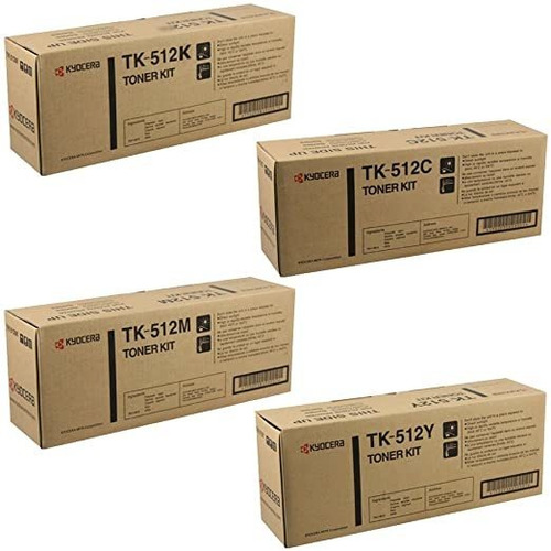 Kyocera Parte # Tk-512c. Tk-512k. Tk-512m. Oem Conjunto Cart