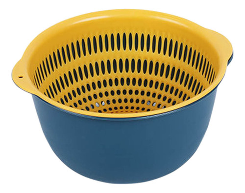 Cesta De Plástico Para Drenaje, Doble Cesta De Verduras