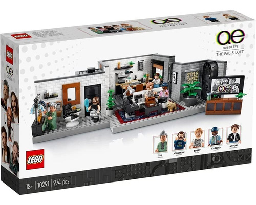 Lego Queer Eye 10291 The Fab 5 Loft