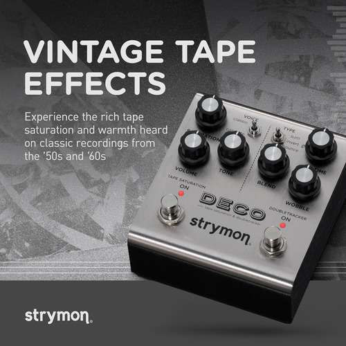 Strymon Deco V2 Tape Saturation Y Doubletracker Efectos De L
