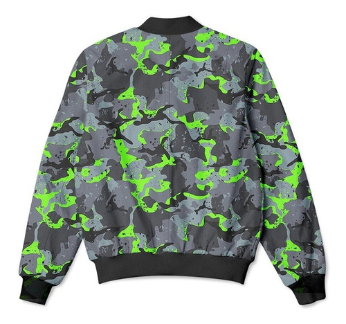 Imagen 2 de 2 de Campera Bomber Camuflado Mod 5