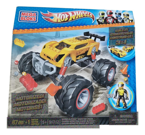 Hotwheels - Super Blitzen Monster Truck - Mega Bloks