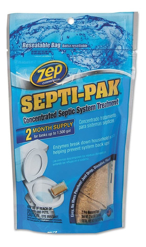 Zep - Tratamiento Para Tanque Séptico (2 Unidades)