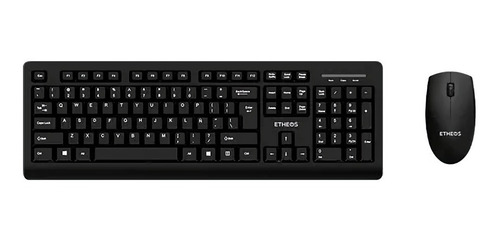 Kit Teclado Mouse Receptor Bluetooth Inalámbrico Español