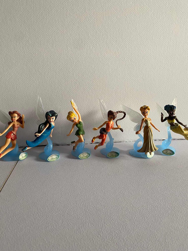Set De Figuras Tinkerbell Y Amigas Disney Store (Usado)