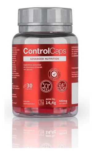 Control Caps 30 Cápsulas - Tratamento Capilar E Suplemento