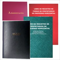 Comprar Libros Consorcios Prov,combo-libro Adm.,actas,reg. De Firmas