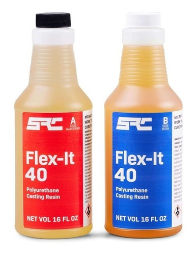 950 Ml Resina De Poliuretano Flexible Src Nuevo A B Premium