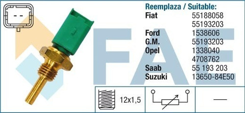 Sensor De Temperatura Fae Fae33700