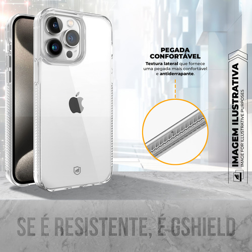 Gshield Capa Case Anti-slip Transparente Para iPhone