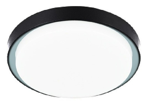 Lámpara Led Techo Sobreponer 24 W Tecnolite Luz De Día Ip54 Estructura Negro