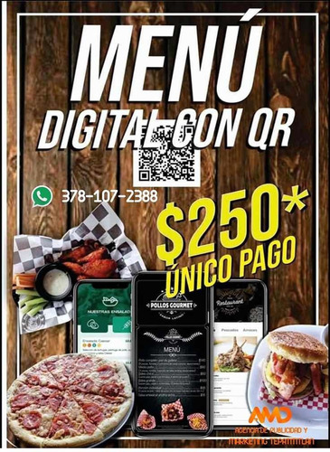 Creación De Códigos Qr Para Tu Restaurante /negocio En Etapa