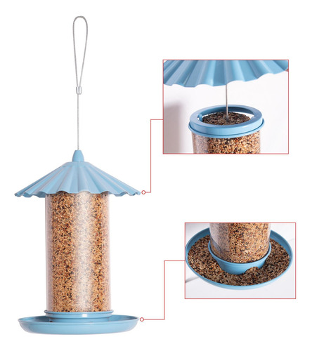 Comederos Para Pájaros Pequeños Que Cuelgan En El Exterior