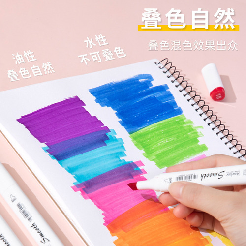 Dibujo Con Marcador De 80 Colores, Línea De Gancho De Anime