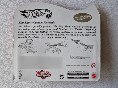 Hot Wheels 2012 Rlc Sky Show Custom Fleetside C/detalles Verde Claro