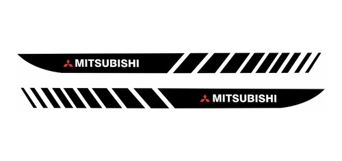 Adesivo Faixa Lateral Mitsubishi L200 Triton Emblema Imp21