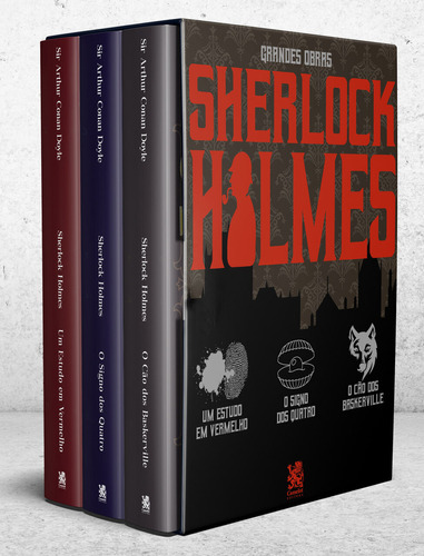Grandes Obras Sherlock Holmes | Box Com 3 Livros