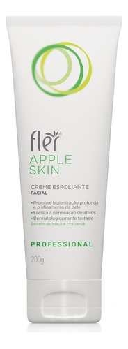 Apple Skin Creme Esfoliante Facial 200g Flér